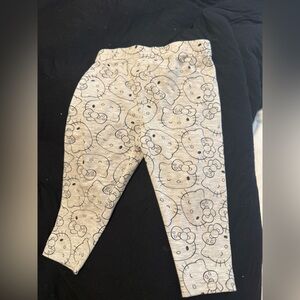 Sanrio Hello Kitty Gray Patterned Kids Leggings